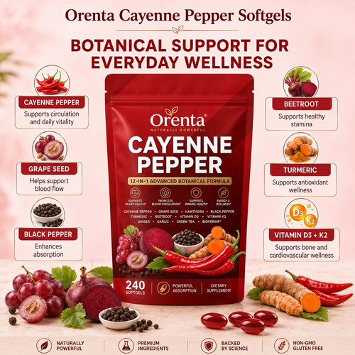 Orenta - Cayenne Pepper Softgels
